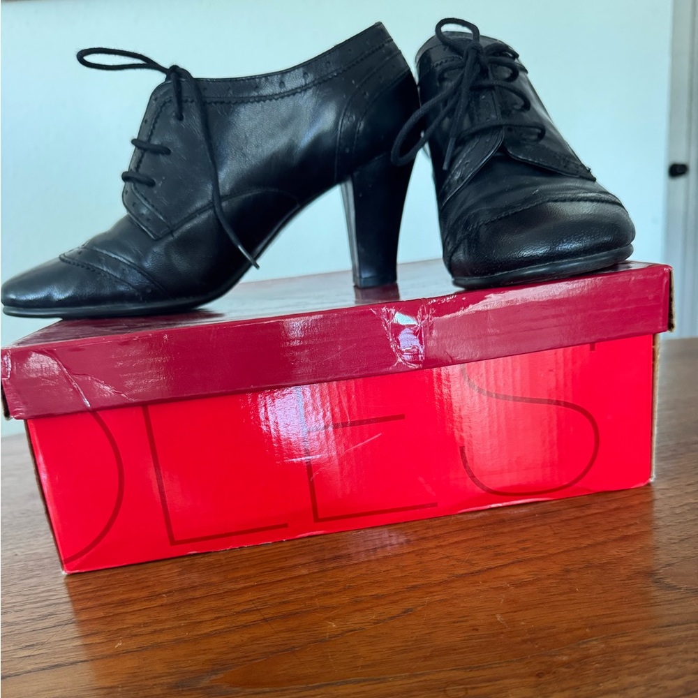 AEROSOLES Black Heeled Boots